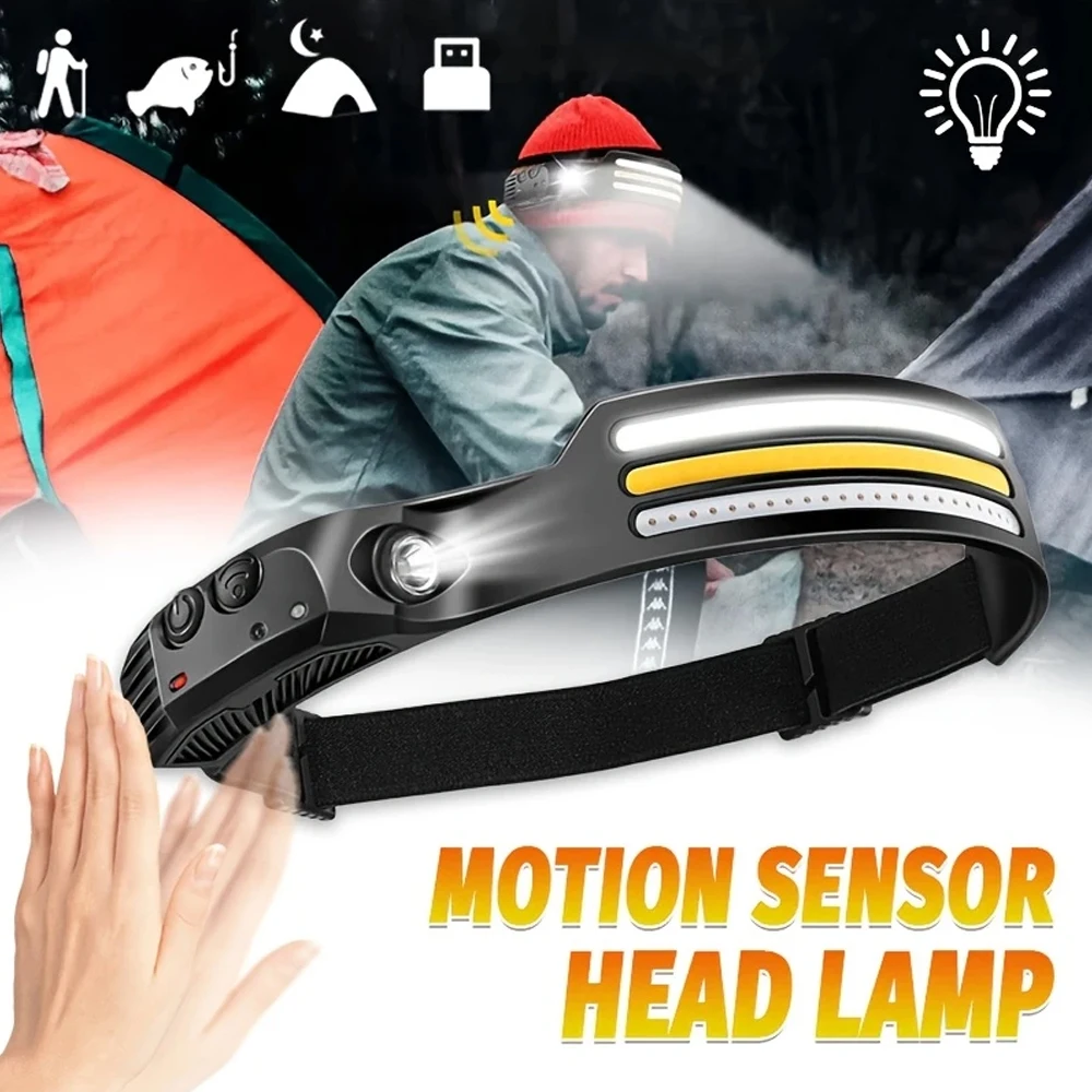 Fish Finder Battery - Oplaadbare COB LED-inductiekoplamp met ingebouwde batterij