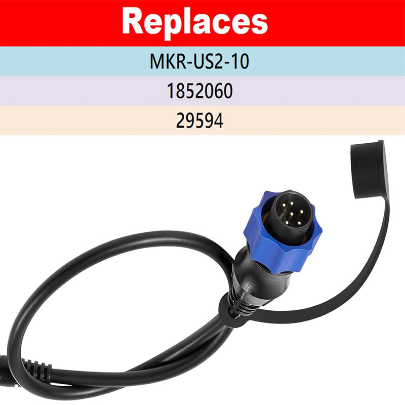 Fish Finder Cable - 1852060 , 29594, MKR-US2-10 Sonar 2-adapterkabel
