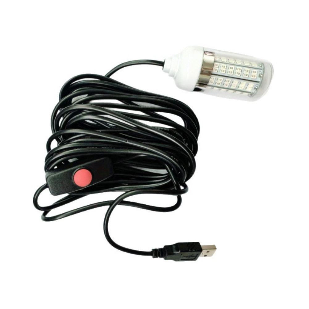 Fish Finder Charger - 5V Onderwater Vis Lokken Lamp Groen/wit/blauw/warm