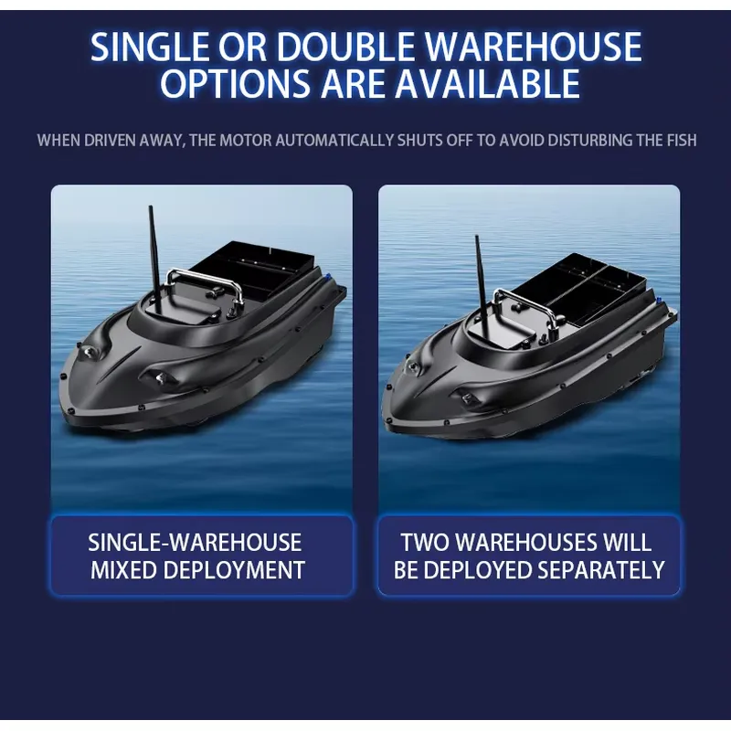 Fish Finder - Visboot voor karpervissen, intelligente afstandsbediening, automatische