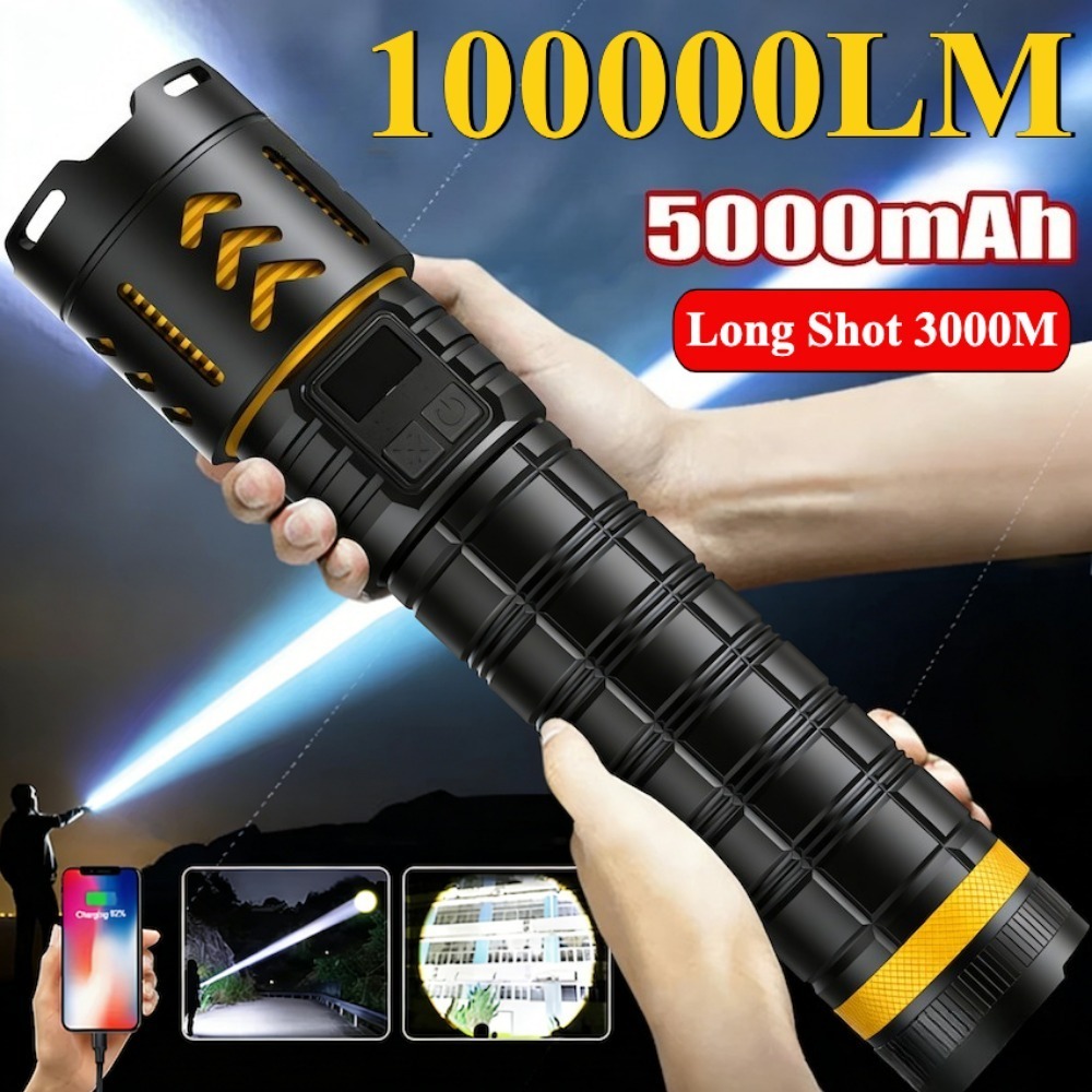 Fishing Light - Krachtige LED-zaklamp Zoombaar Type-C Oplaadbaar werklicht