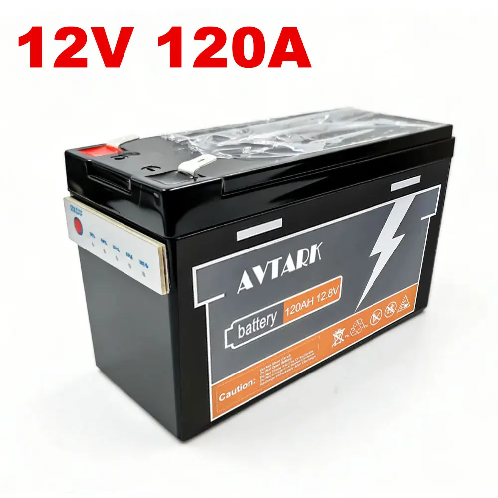 Fish Finder Charger - LiFePO4 12V 120Ah batterij, ingebouwde BMS,