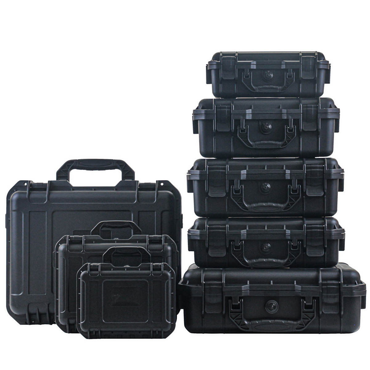 Fish Finder Case - 1 st draagbare plastic beschermende veiligheidsgereedschapskist,