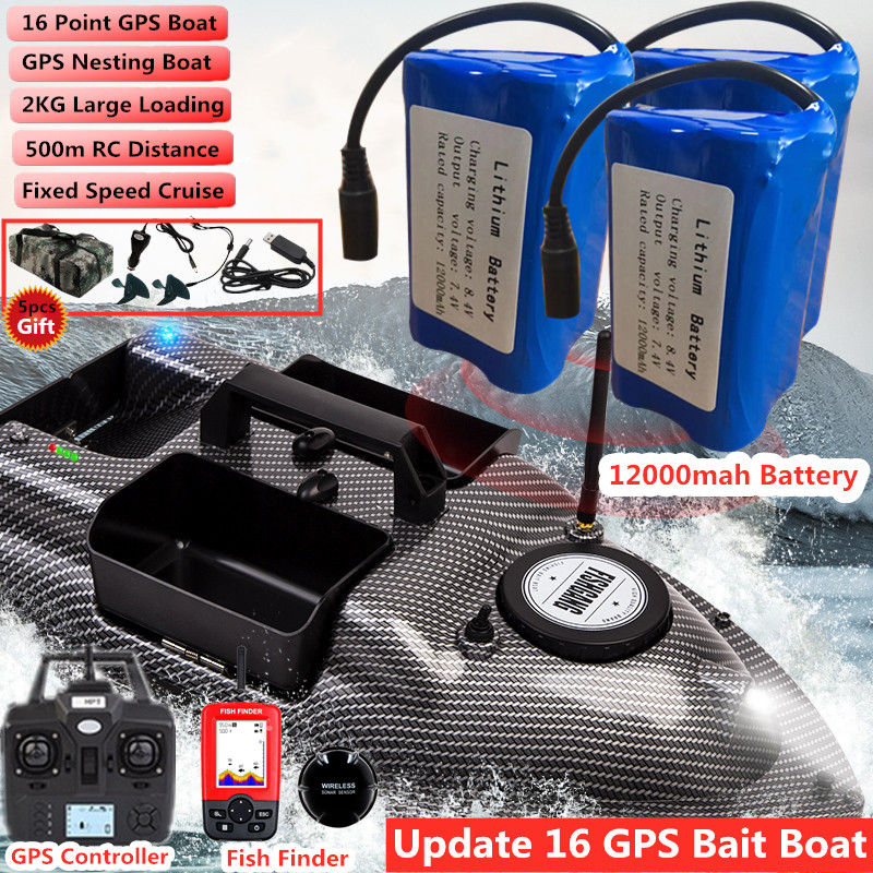 Fish Finder Gps - 16 Punt Gps Dubbele Positie Cruise