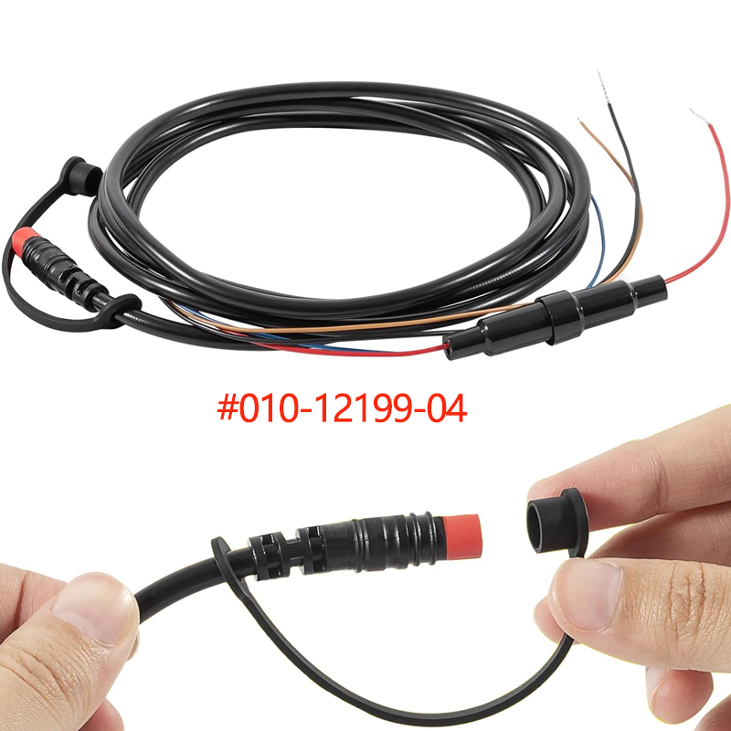 Fish Finder Cable - Marine 4-pins stroomkabelverbindingsadapter # 010-12199-04 Voor