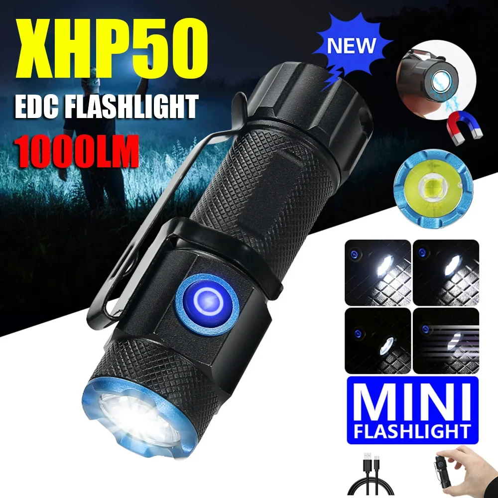Fish Finder Battery - 20W Super Bright P50 LED-zaklamp Mini
