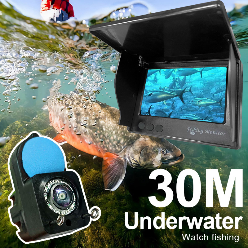 Fishing Depth Finder - Onderwaterviscamera 1080P HD-camera Infraroodverlichting Draagbare ijsvissen