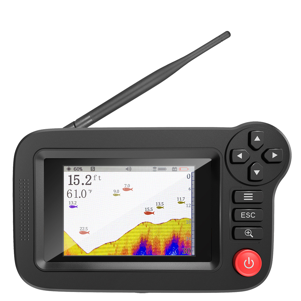 Slimme viszoeker - Draagbare v - Fish Finder Transducer recensie en prijs