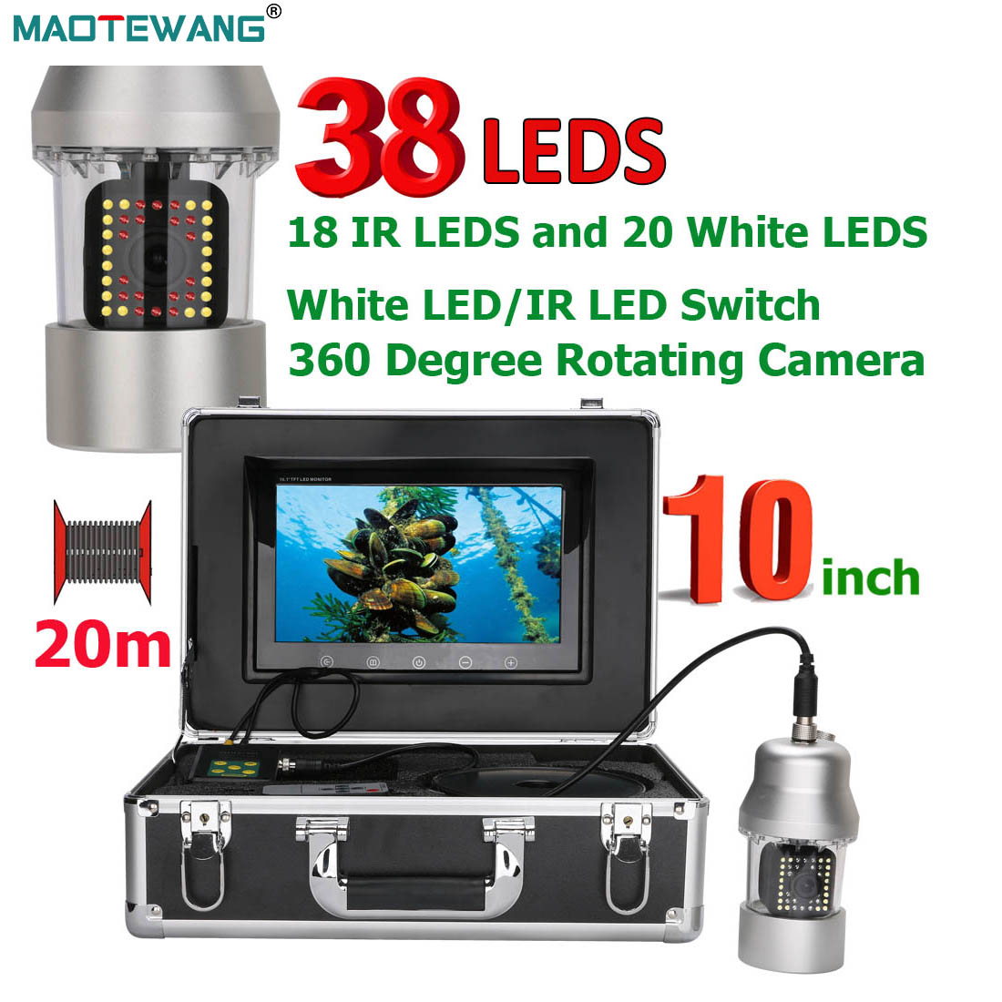 Maotewang Onderwater Vissen Vi - Fish Finder Cable recensie en prijs