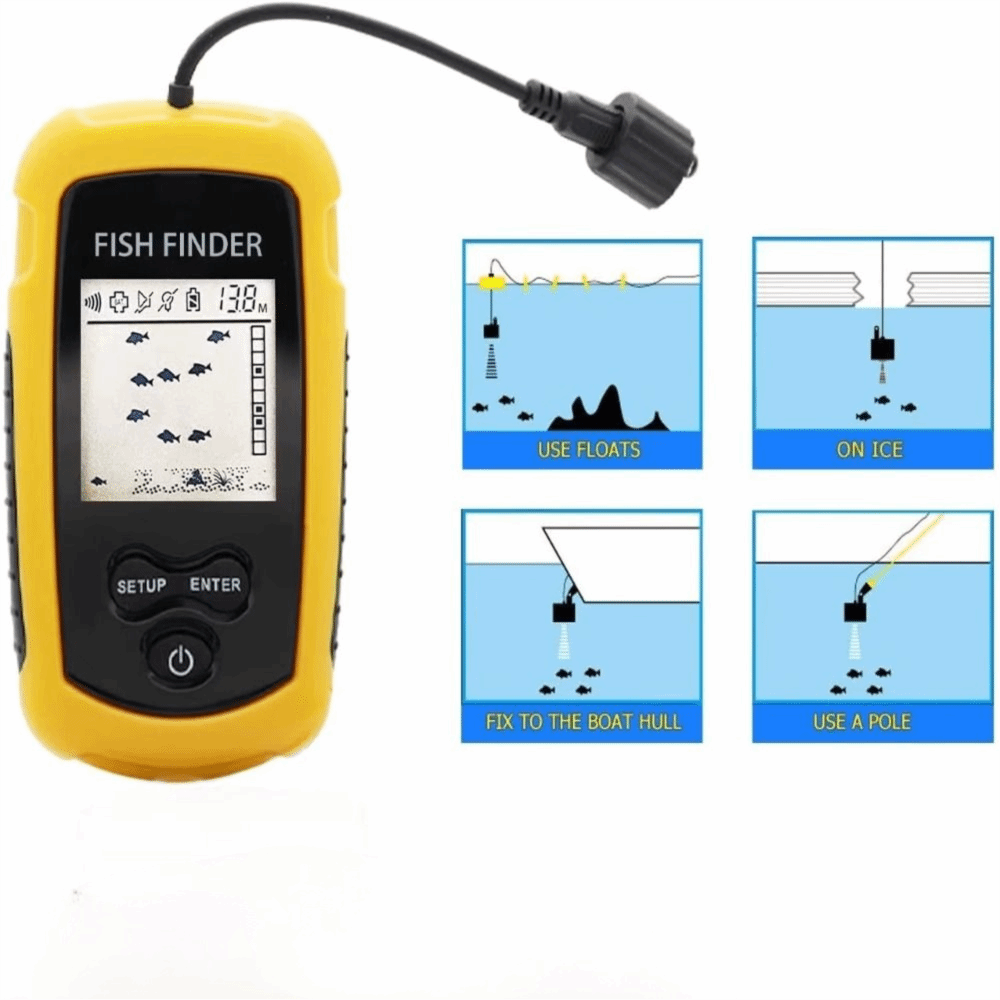 Handheld draagbare viszoeker L - Fishing Depth Finder recensie en prijs