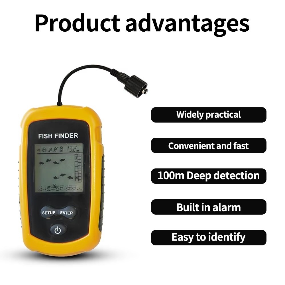 Handheld draagbare viszoeker L - Fishing Depth Finder recensie en prijs