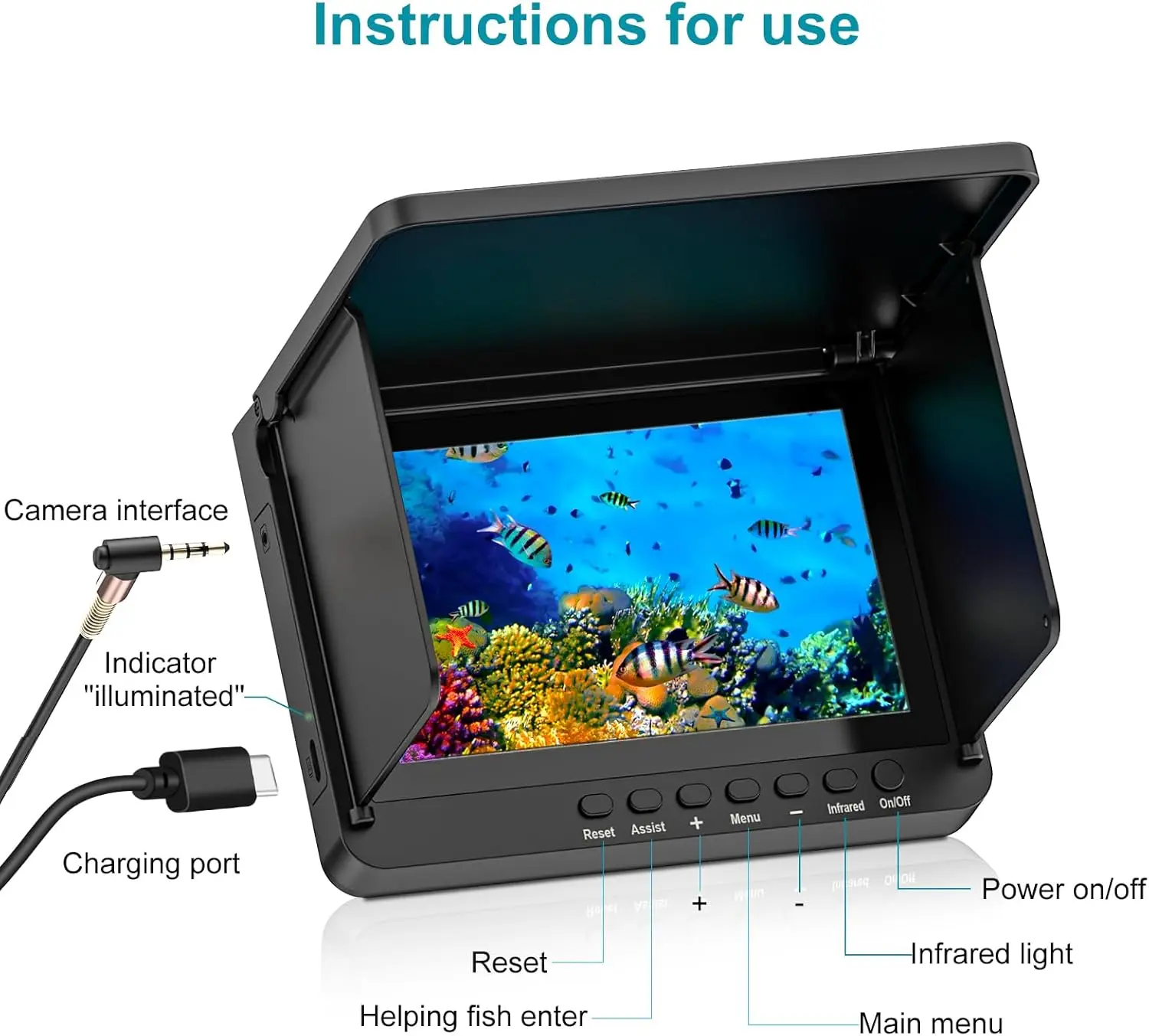 Onderwaterviscamera, viscamera - Fish Finder Portable recensie en prijs