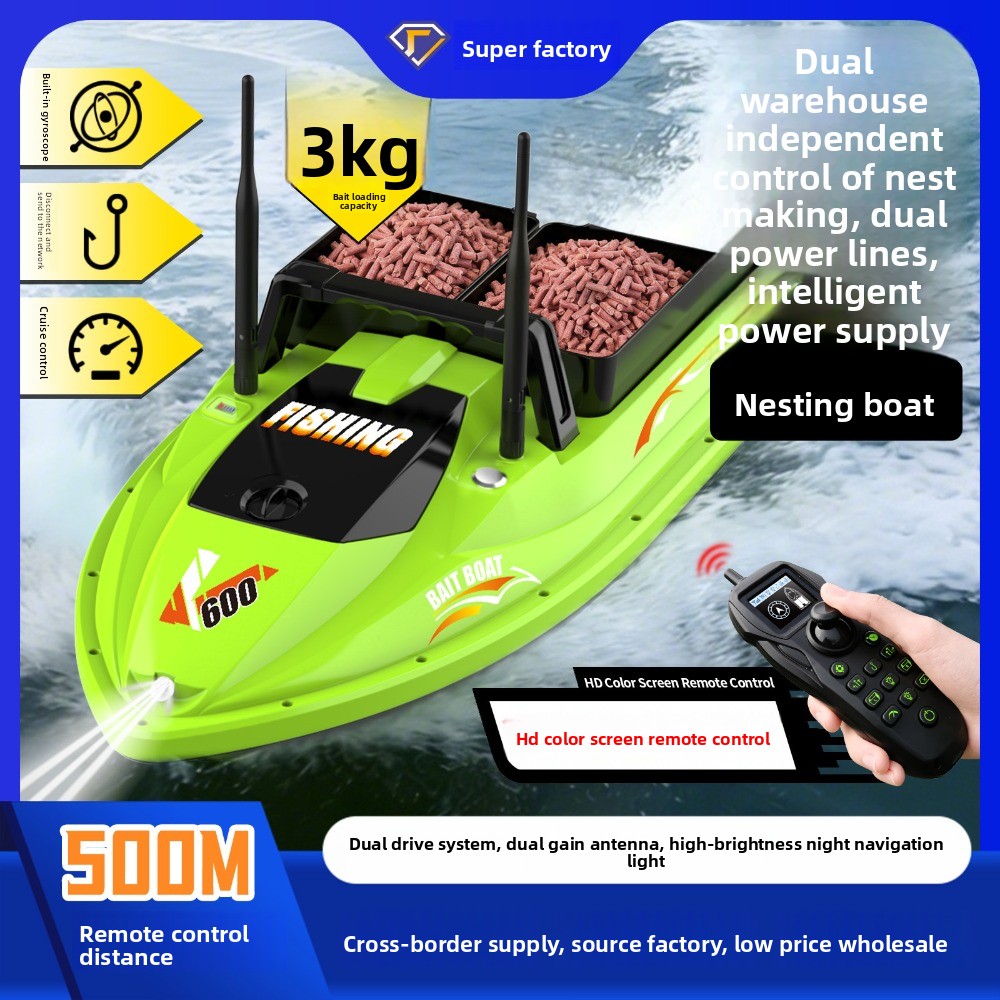 500M RC Visvoerboot Dubbele Si - Fish Finder Cable recensie en prijs