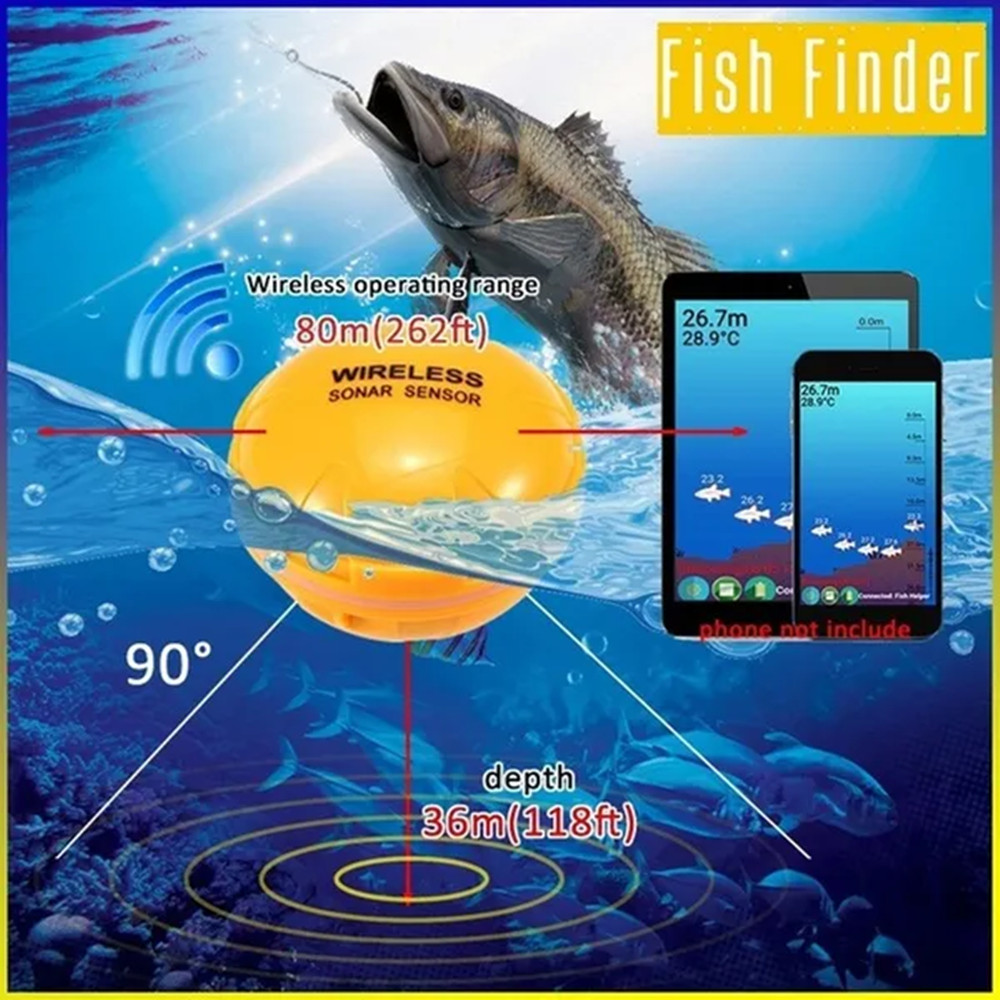 PUPOPAN 100M Gloednieuwe Smart - Fishing Depth Finder recensie en prijs