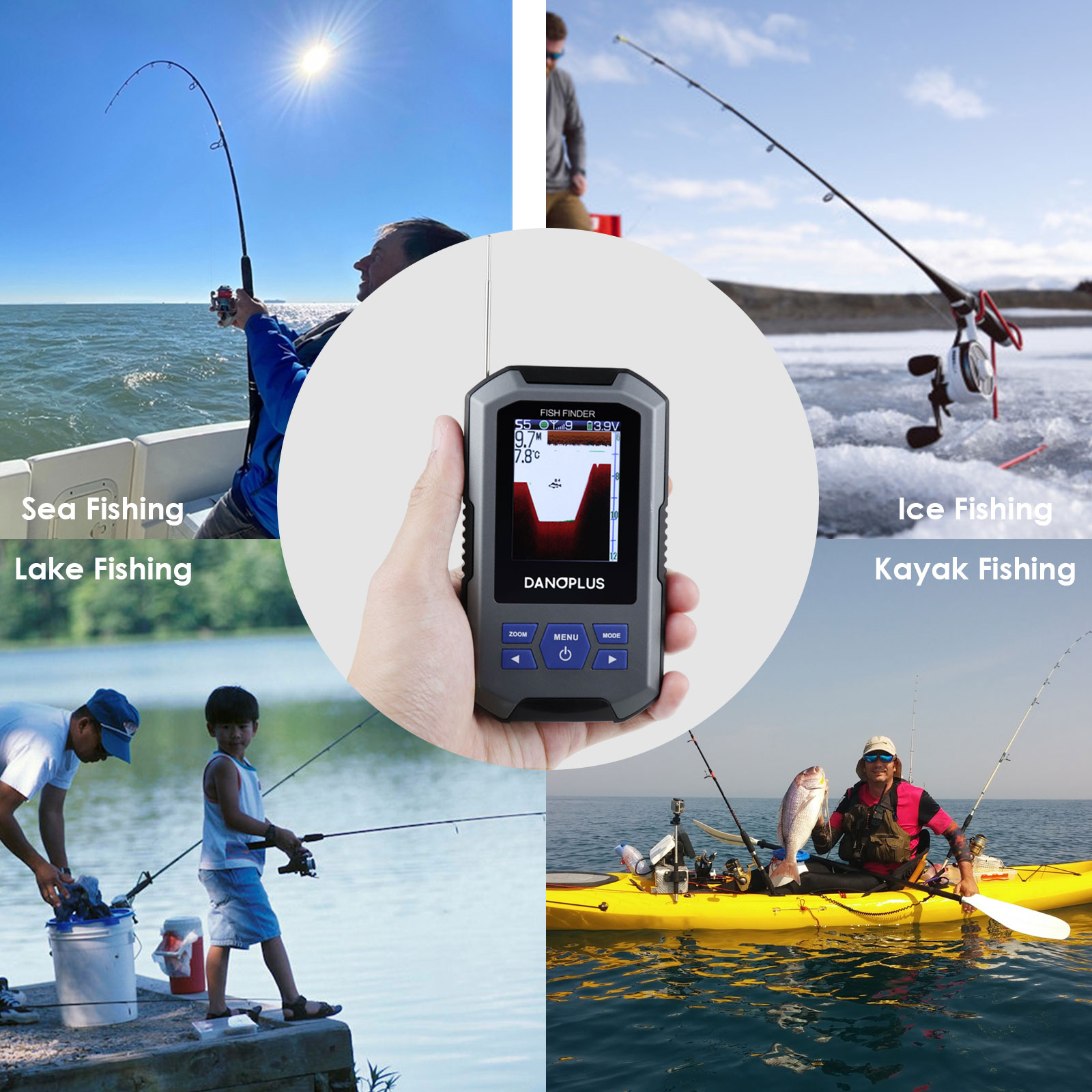 Fishfinder Draadloze sonarsens - Fish Finder recensie en prijs