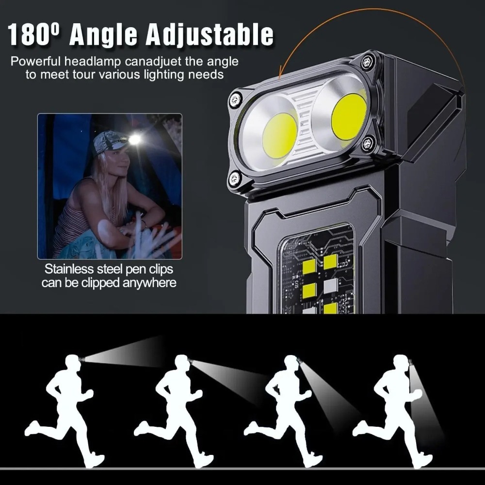 180 °   Draaibare LED-zaklamp  - Fishing Light recensie en prijs