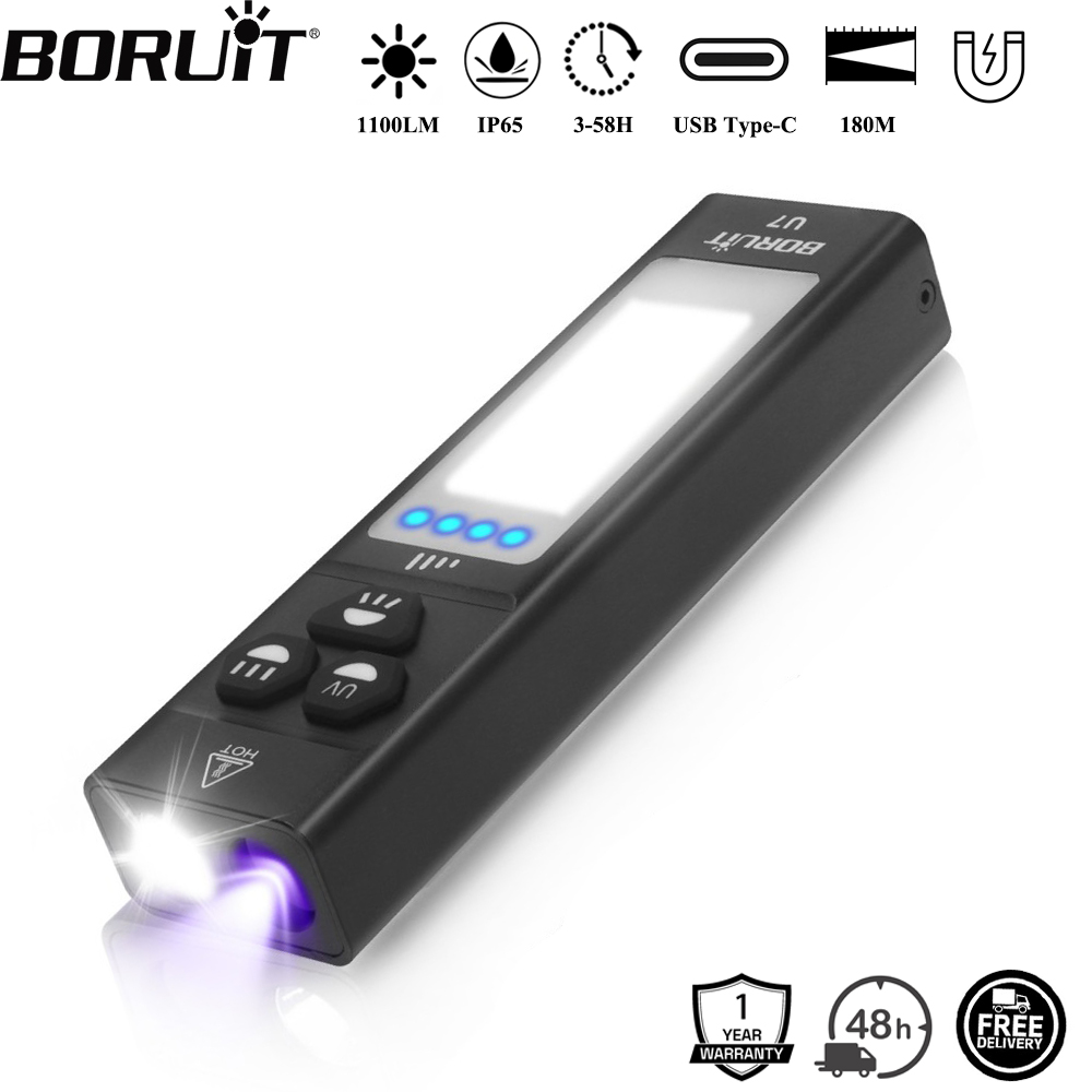 BORUiT U7 UV LED EDC Zaklamp 1 - Fishing Light recensie en prijs