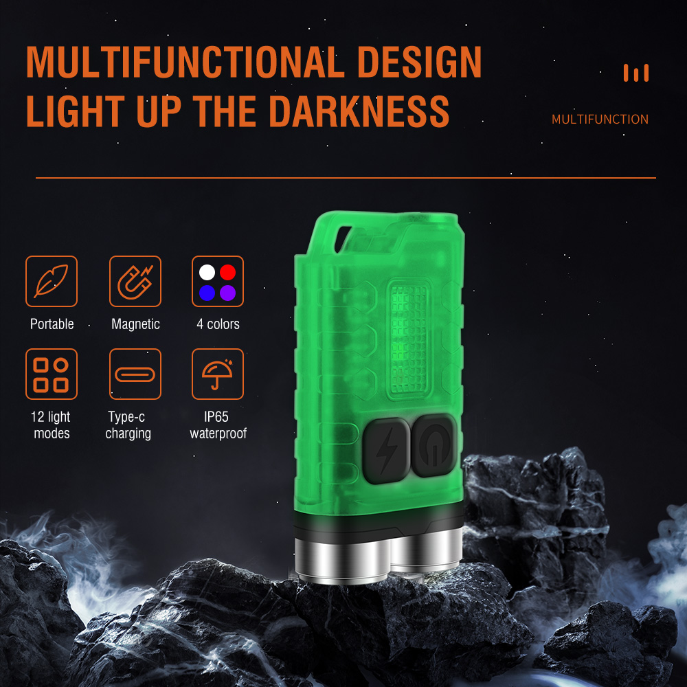 V3 EDC-zaklamp Mini-sleutelhan - Fishing Light recensie en prijs