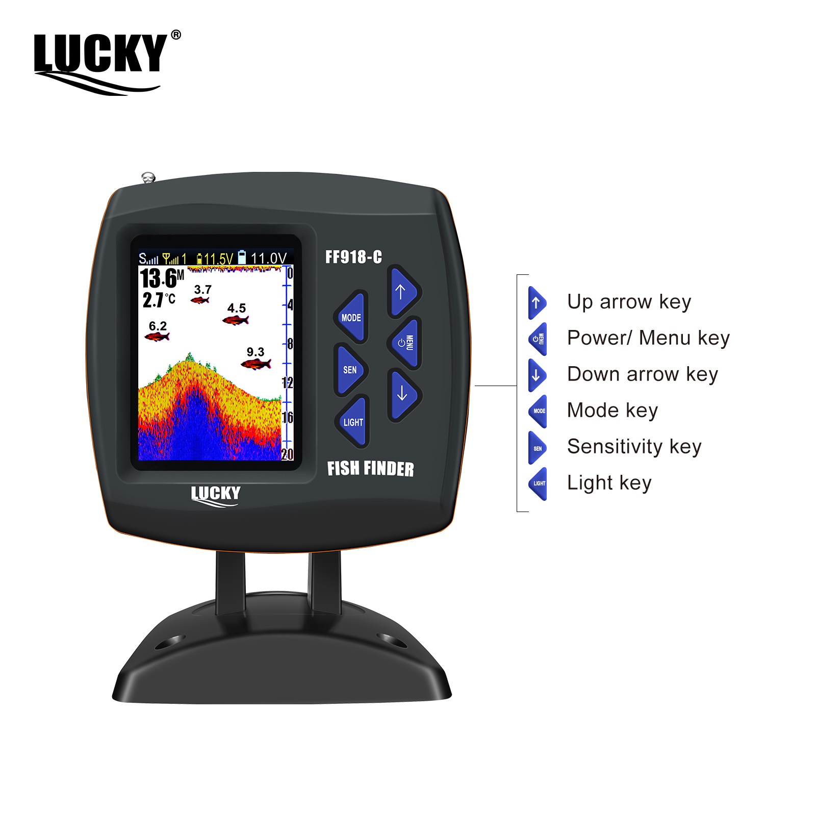 Lucky FF918 draadloze afstands - Fish Finder Cable recensie en prijs