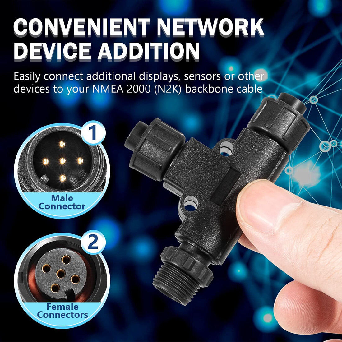 Voor NMEA 2000 Micro-C T-Conne - Fish Finder Cable recensie en prijs