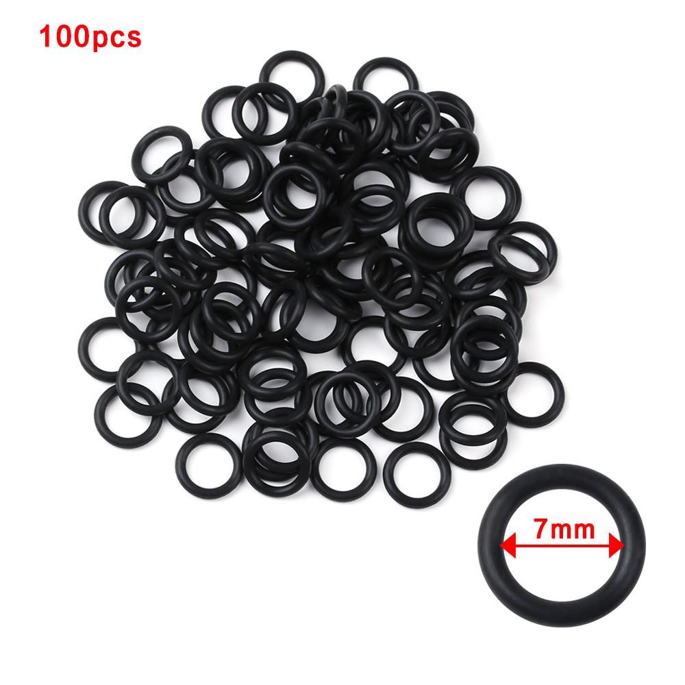 100 PCs Zwarte Rubberen O-ring - Bite Indicator recensie en prijs