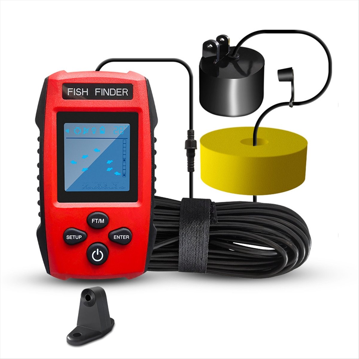 Kleuren LCD Fishfinder Bekabel - Fish Finder Transducer recensie en prijs