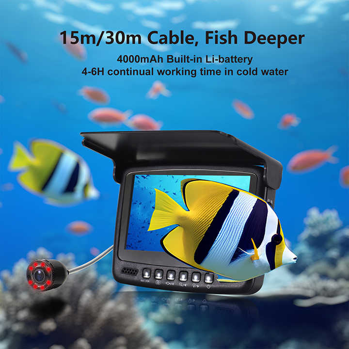 4,3 inch scherm onderwater 15  - Fishing Camera recensie en prijs