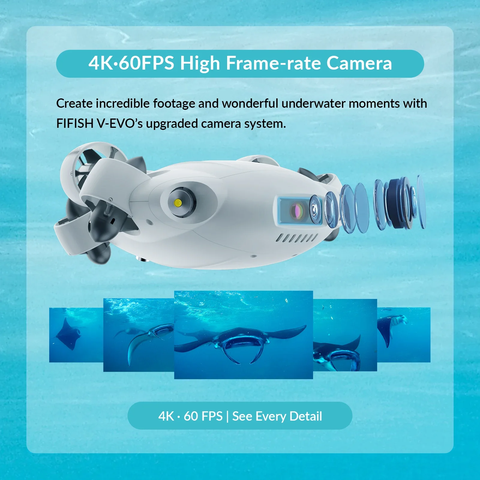 2026 Premium FIFISH V-EVO Onde - Underwater Camera recensie en prijs