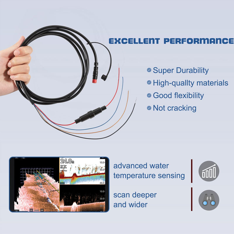 010-12199-04 Voedings-/datakab - Fish Finder Cable recensie en prijs