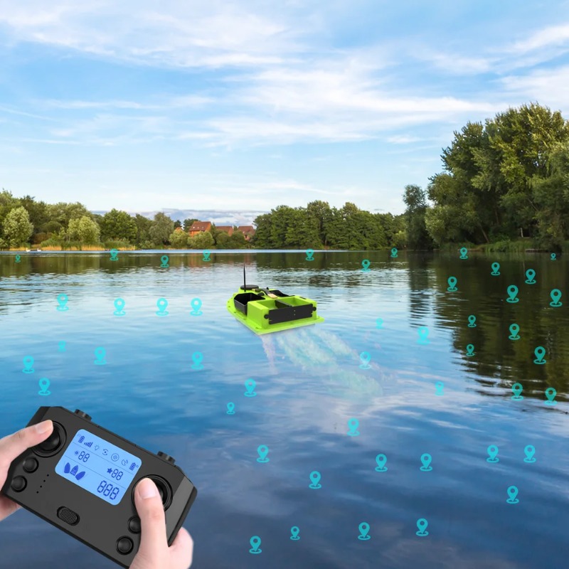 D19 GPS RC Aasboot 600M 4 Bakj - Fishing Gps recensie en prijs