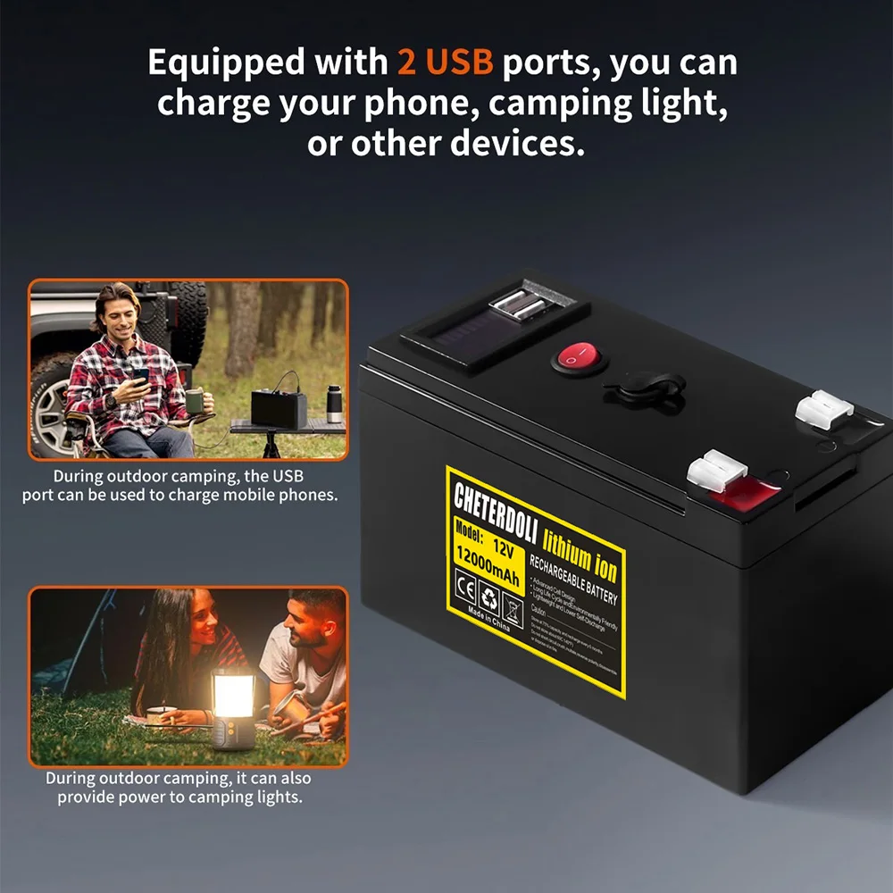 Draagbare 12V 12Ah oplaadbare  - Fish Finder Portable recensie en prijs